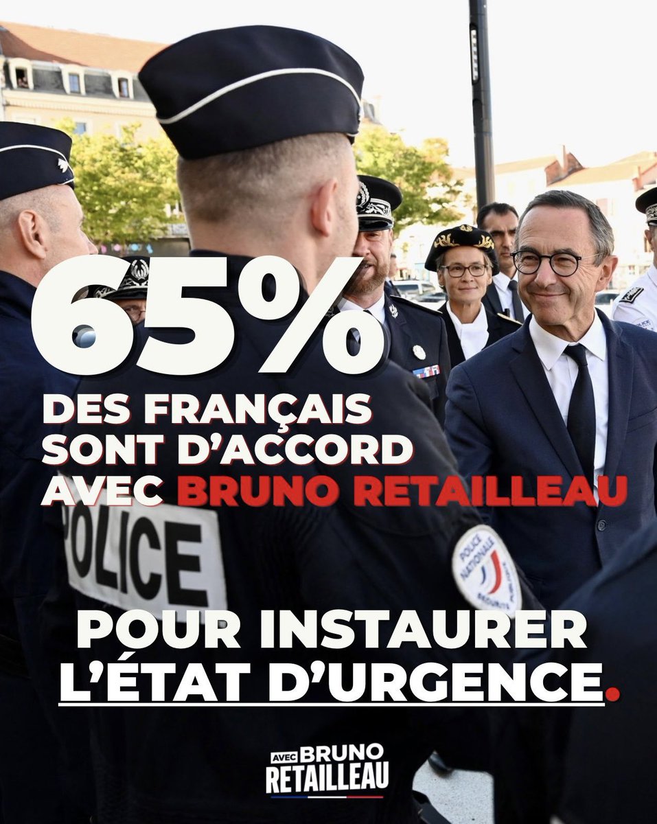 LGarnier44's tweet photo. Les Français demandent une réponse claire aux violences urbaines :
➡️ Instaurer l’état d’urgence, c’est mieux protéger les Français, et mieux sanctionner les délinquants ! https://t.co/O6kdvdunpu