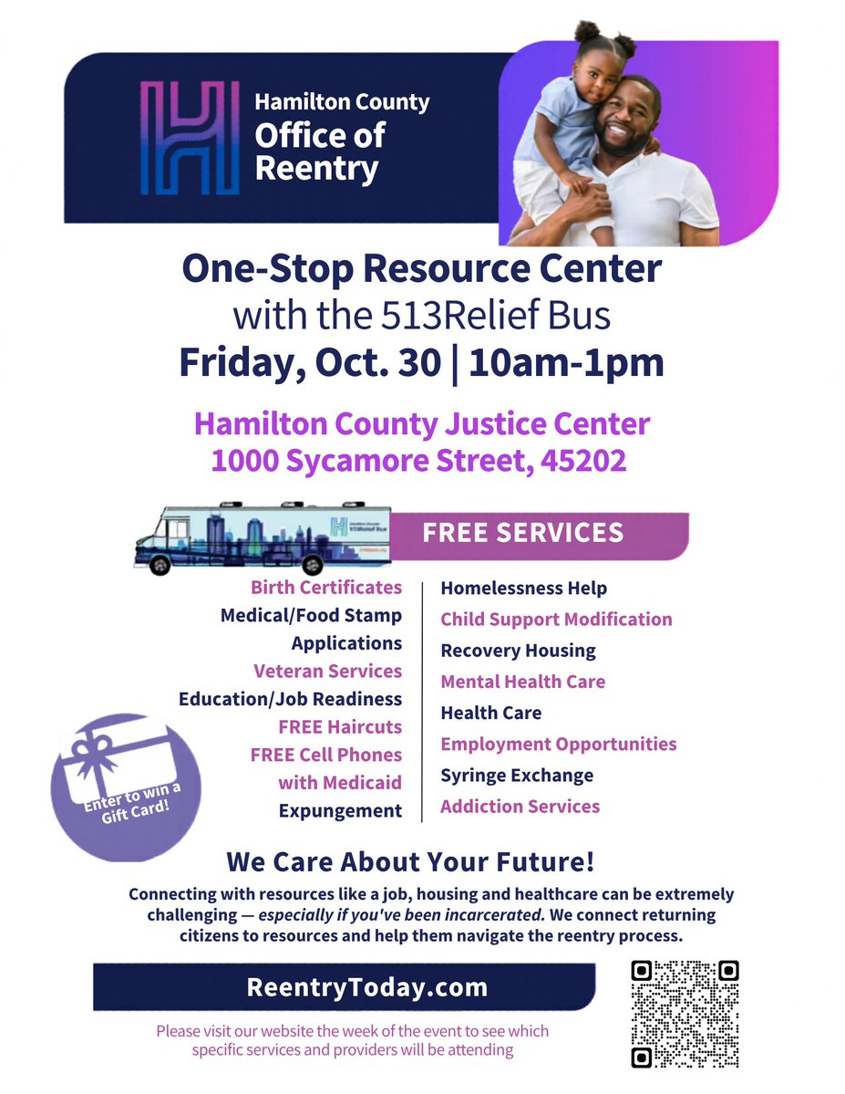 HCJFS's tweet photo. Stop by the One Stop Resource Center on Friday, October 30 w/ @513Relief 
📍1000 Sycamore St.
⏰10 AM - 1 PM
Free services to help you with your future, and you can even win a gift card! https://t.co/PLbc5dhtEw