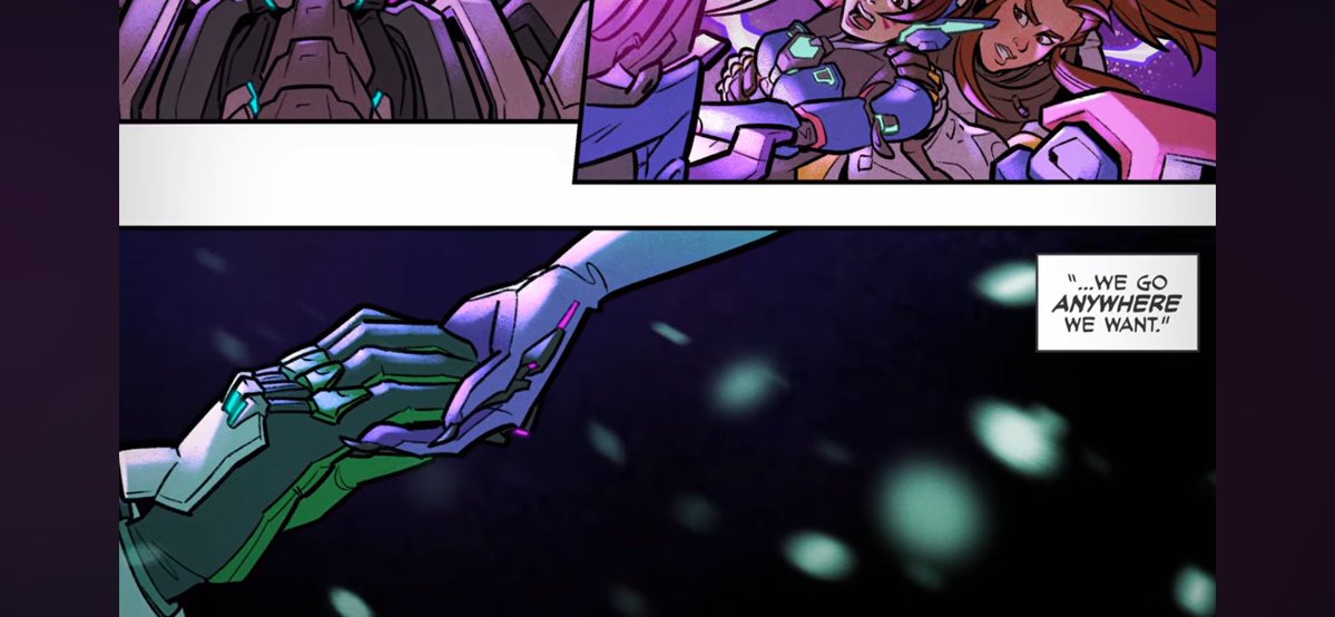 _pairsofpears's tweet photo. For a lot of us overwatch fans who were longtime sentimental enjoyers of sigma, today’s comic just meant so much and I’m so glad to see something good happen to him for once #sigma #sombra https://t.co/KPlHDAN9qC