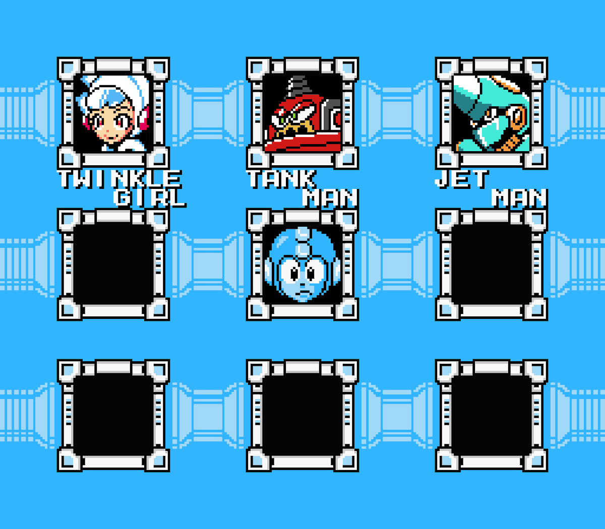ReyBowchers's tweet photo. With this, there are 7 Robot Masters left to be revealed
#Megamandualoverride #RockMan #megaman #MegaManDO #MegaMan #ロックマン #pixelart https://t.co/y5Al1fhmlT
