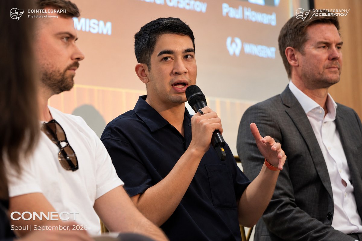 CMT_Digital's tweet photo. A busy few weeks in Asia: @token2049 , @Cointelegraph CONNECT, @GammaSummit and more! 

Our team on the ground keeps us close to founders building across financial services, blockchain and AI.

Watch Doug’s TOKEN2049 panel on where investors see opportunity in the reply below. https://t.co/7tDph8c6Ju
