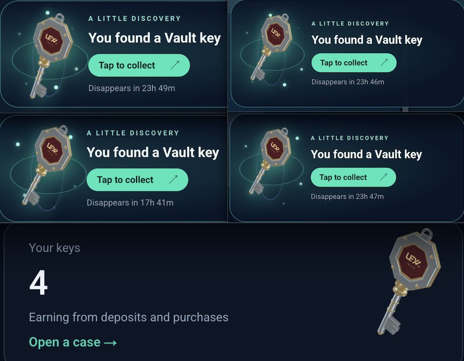 wildblueyondu's tweet photo. @uex_us chest opening competition is the best thing happening in crypto right now‼️

Every morning i go through UEX hunting for keys &amp; today I found 4x vault keys ‼️🔑🔑🔑🔑

🤞 I get lucky &amp; win some cash or BTC or @uexctoken. If I do, I will post below

https://t.co/t4Xfmhvt8m https://t.co/TsQDaMZVqc