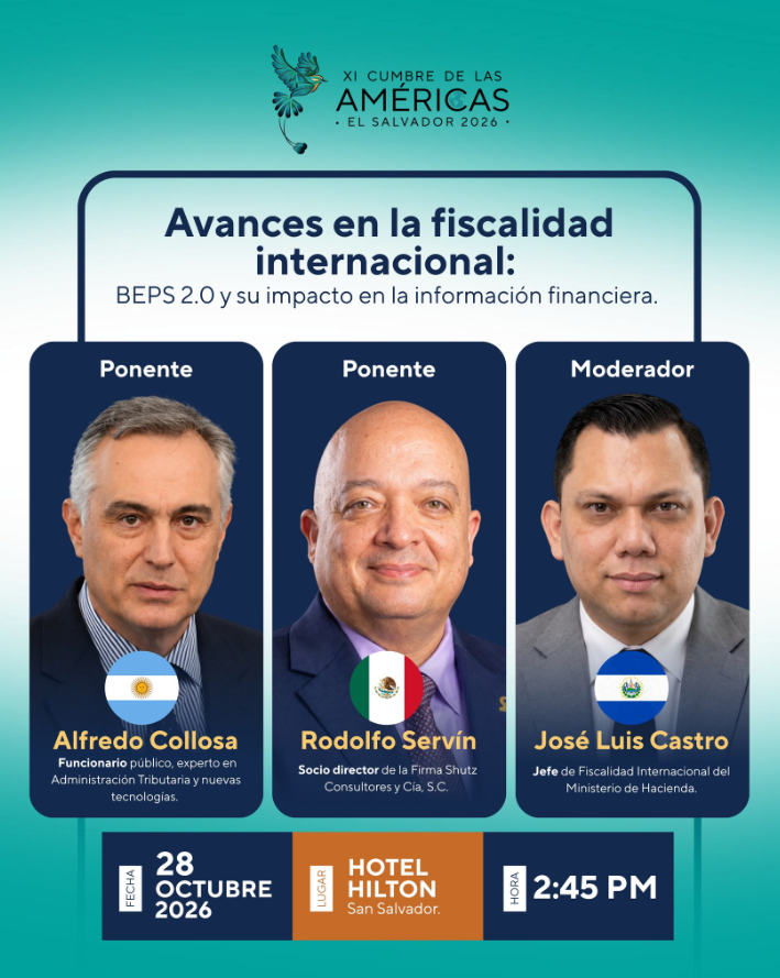 IMCP's tweet photo. Sigue a Rodolfo Servín, VP de Relaciones y Difusión 2025-2026, durante su participación en la XI Cumbre de las Américas. Formará parte del panel “Avances en la fiscalidad internacional: BEPS 2.0 y su impacto en la información financiera”.

La fiscalidad internacional continúa evolucionando ante los nuevos desafíos de la economía global, por ello, #IMCP contribuye a este debate a través de sus especialistas.

Más información en 🔗 https://t.co/EkWDWzqOTA