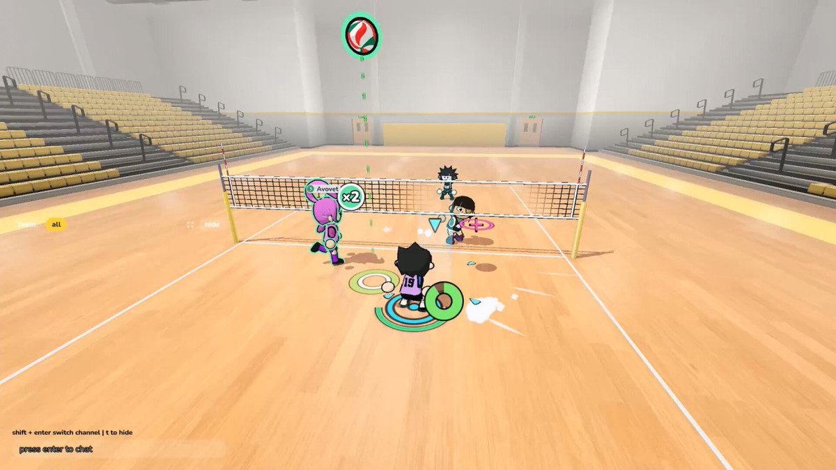 SimFanRu's tweet photo. Симулятор волейбола #justvolleyball в эстетике #Wii неплохо так нахваливают по демке в Steam. https://t.co/7v0PrGW26O