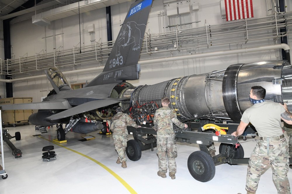 LinkedChief's tweet photo. @kvstik1111 They're pretty deceiving likely because of how sleek they are combined with how little civilians see them in person.

There's a great picture I can't find of multiple mechanics sitting in the exhaust nozzle of a fighter to really demonstrate the size of them https://t.co/vaT4mVFnQp