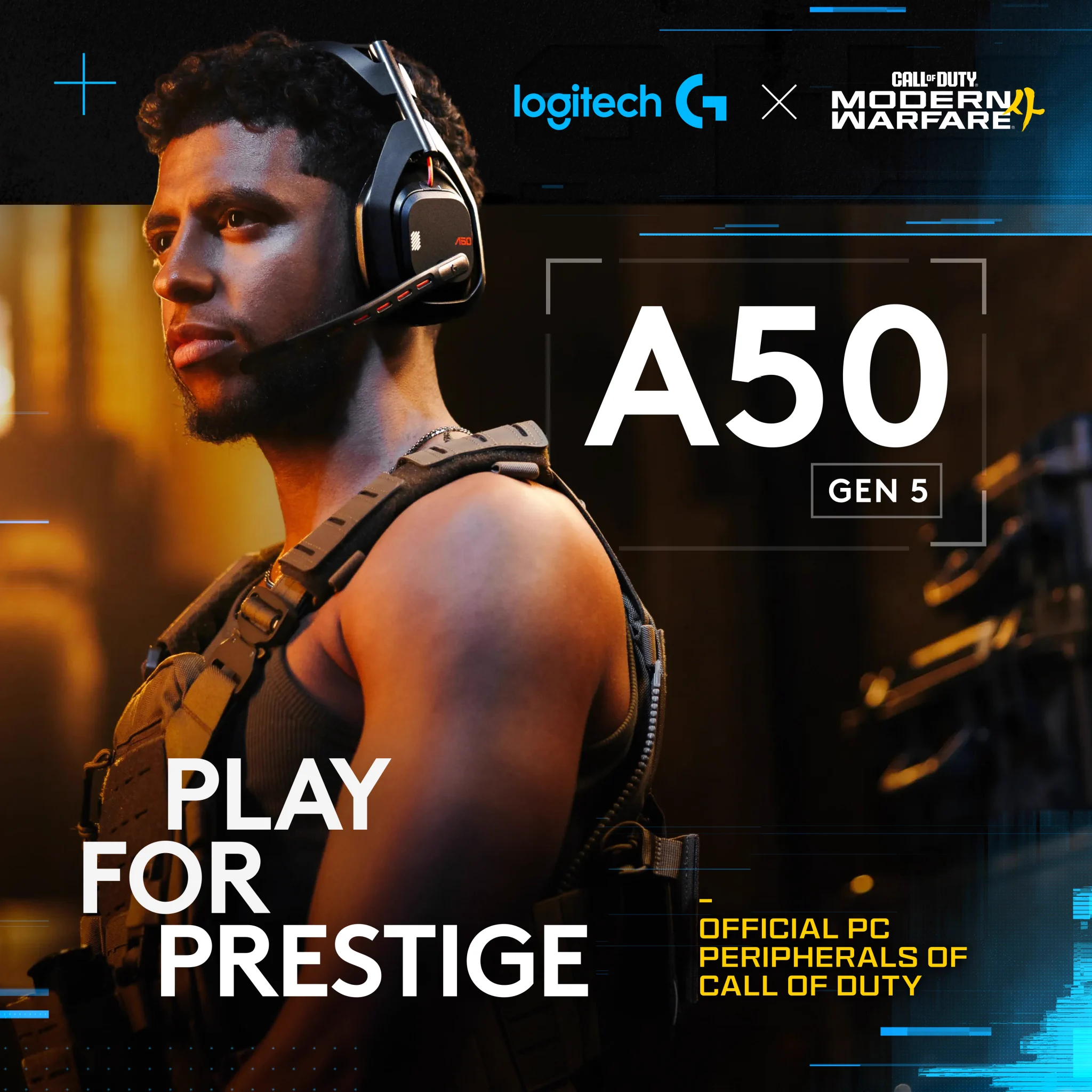 A graphic detailing an offer that includes: Claim a FREE copy of Call of Duty: MW4 and an in-game item bundle when you spend $300+ on select gear. 