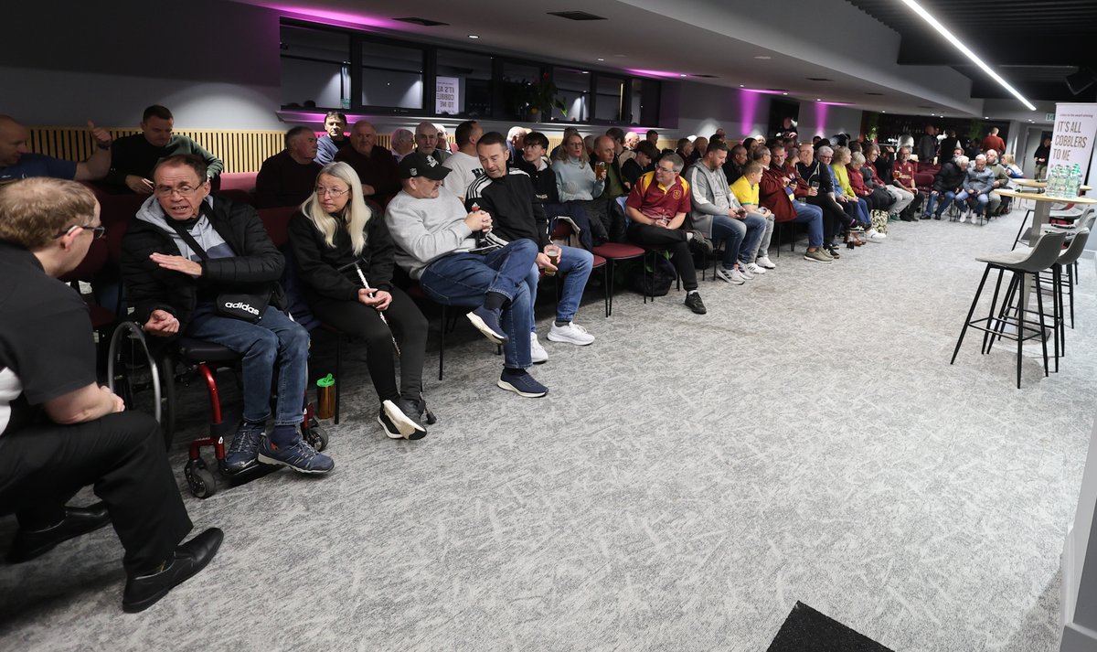 ntfc's tweet photo. 🤝 Thank you to everyone who attended tonight's Open Forum.

You can find a full report on https://t.co/wSDonqpC3l shortly as well as the full audio on the @CobblersToMe podcast feed in the coming days!

New leather. Same soul 🇧🇷👞

#ShoeArmy 👞 https://t.co/uAHtDanDBf