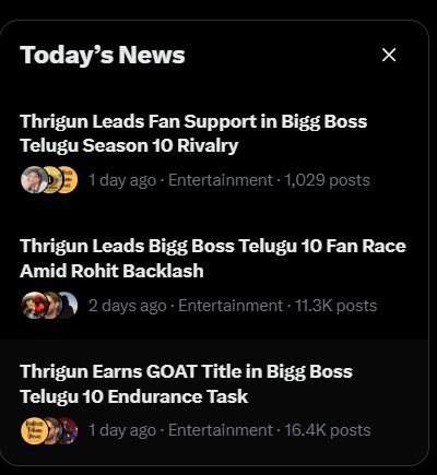 mr_unique_036's tweet photo. Audience knows Who is the real GOAT 🐐

#Thrigun𓃵 🏆💥💥

 #BiggBossTelugu10 https://t.co/yw50x7vkp6
