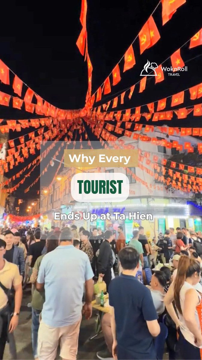 inaciolibanio's tweet photo. Why does every tourist end up at Tạ Hiện? Some Hanoi nights demand cold beer, buzzing streets and nonstop energy. Welcome to the city’s legendary Beer Street. https://t.co/o4vI6iVnBD