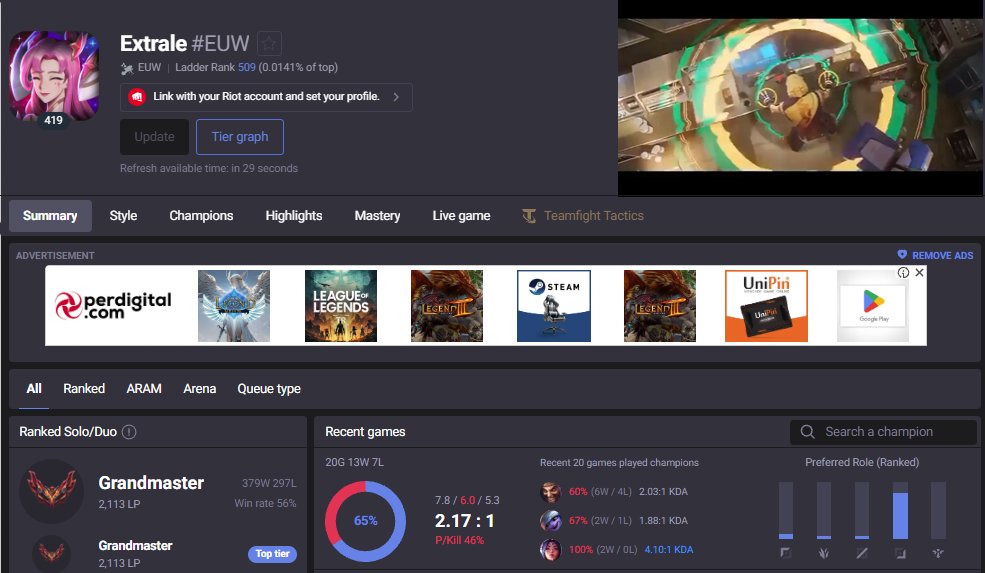 Extrale2's tweet photo. I'm currently free agent and looking for team from all regions. Vods are available upon request. Contact via DM or Discord (extrale) Likes and RT's are appreciated!
Lolpros: https://t.co/Z0HwkadgE6 https://t.co/xsquYj40dl