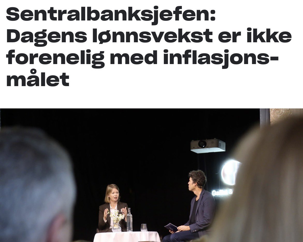 MlleMalin's tweet photo. Staten skal trykke penger, men folkets kjøpekraft skal ikke få holde tritt... 💸 https://t.co/dq2O0gklp1