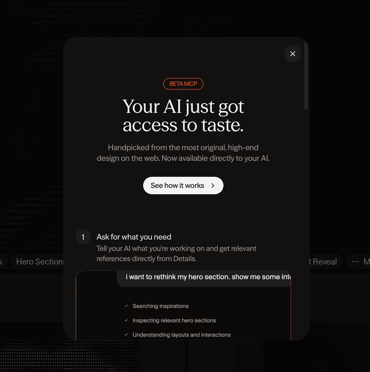 joshthedevguy's tweet photo. @details_so I like the idea, but this scrolling modal is atrocious https://t.co/25ct73s73F