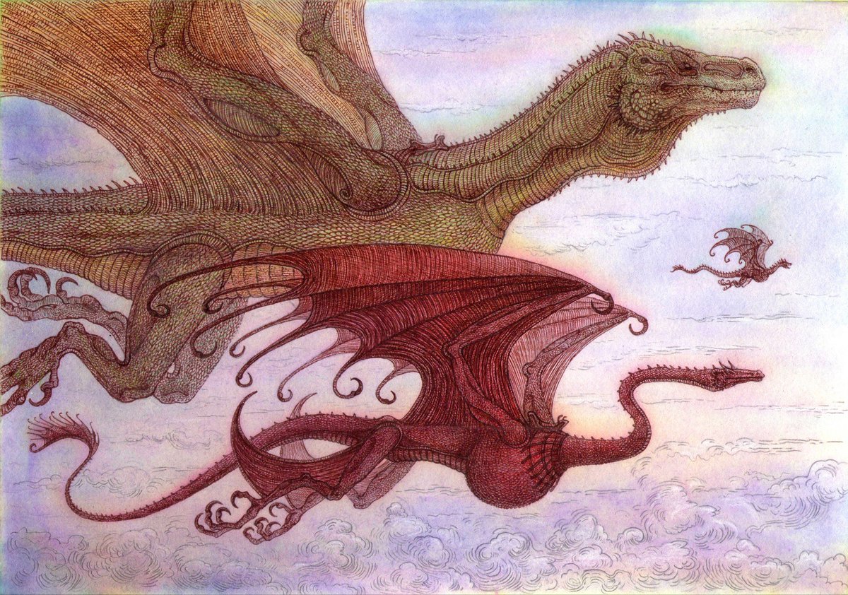 moonwyvern's tweet photo. Removing AI from your feed with 4 of my illustrations as✨

#hotd https://t.co/v4B1fmkFOQ