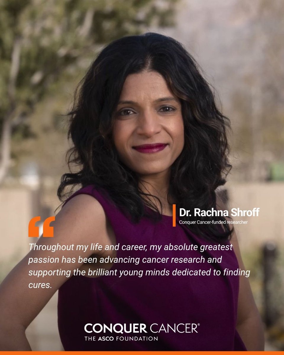 ConquerCancerFd's tweet photo. We mourn the passing of @RachnatShroff. We are grateful for being able to honor her legacy through her endowed Young Investigator Award for future biliary cancer researchers. 

This morning, NBC's @TODAYshow shared @RachnatShroff's inspiring story. Watch the segment: https://t.co/OUYcBaCqNX