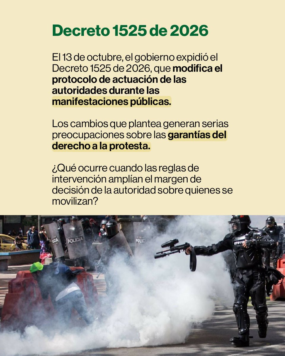 cjlibertad's tweet photo. #GarantíasYPaz | 📢Mientras la gente sale a las calles para exigir derechos y denunciar injusticias, el gobierno cambia las reglas de la protesta social.

🔗Lee el artículo completo https://t.co/Dxp8G1W7kf

#DerechoALaProtesta #NoALaRepresión #MovilizaciónSocial https://t.co/uUD3qWXsAw