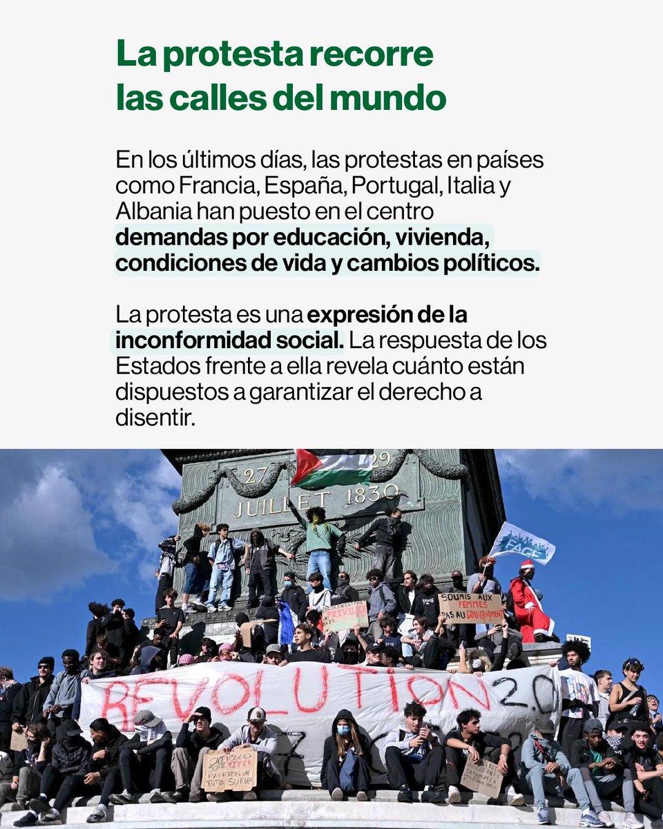 cjlibertad's tweet photo. #GarantíasYPaz | 📢Mientras la gente sale a las calles para exigir derechos y denunciar injusticias, el gobierno cambia las reglas de la protesta social.

🔗Lee el artículo completo https://t.co/Dxp8G1W7kf

#DerechoALaProtesta #NoALaRepresión #MovilizaciónSocial https://t.co/uUD3qWXsAw