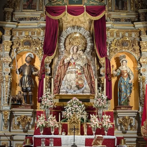 Tabernaculogr's tweet photo. LA @VirgenGranada  salida a las 18:00 h, regreso a las 21 h. Estará acompañada, por la Banda de San Isidro de Armilla. https://t.co/Ka2NezfwJc