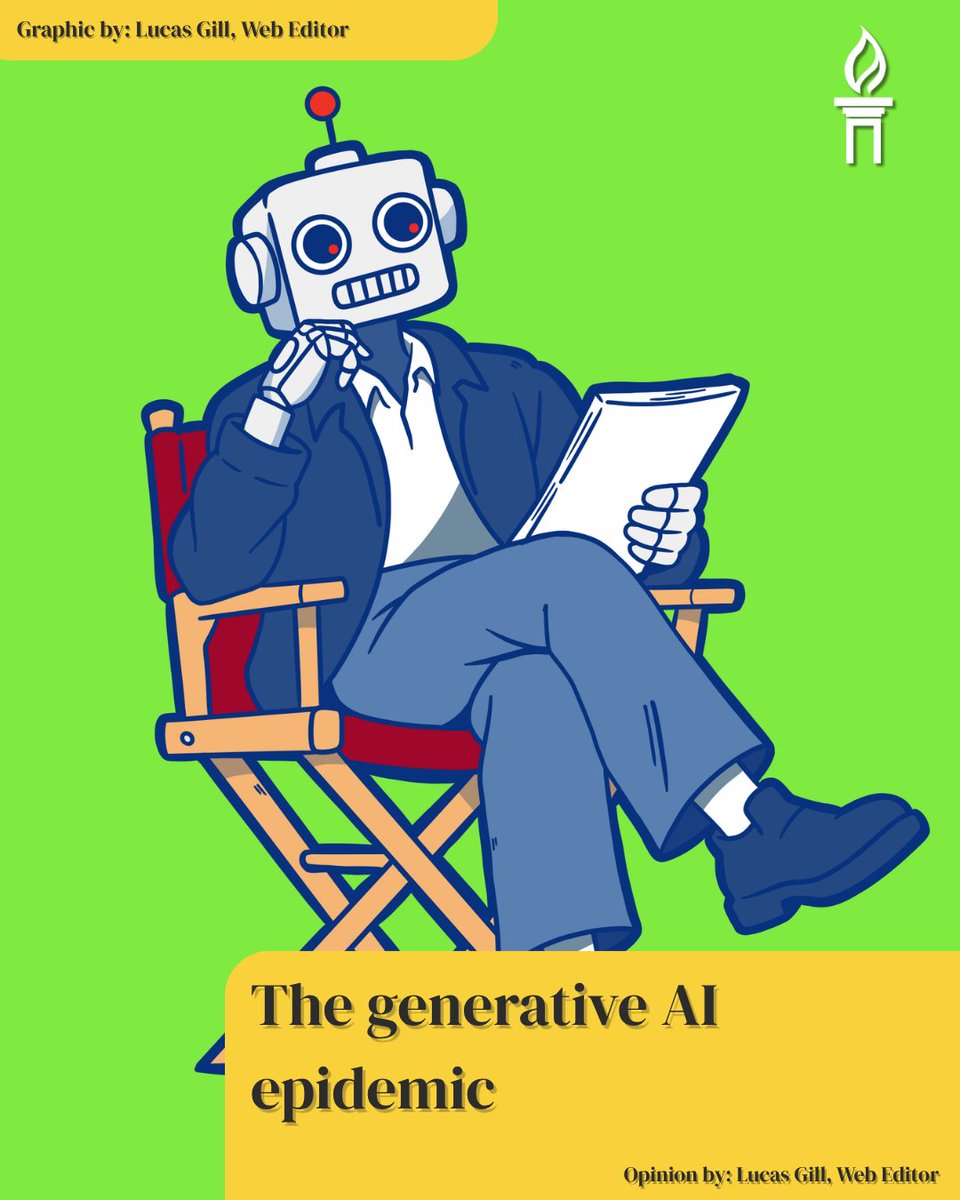 FSUTORCH's tweet photo. Web Editor Lucas discusses AI-generated imagery and its growing presence in film and other forms of modern-day entertainment. 

Read more at the link in our bio. https://t.co/v7eCGkfnSB