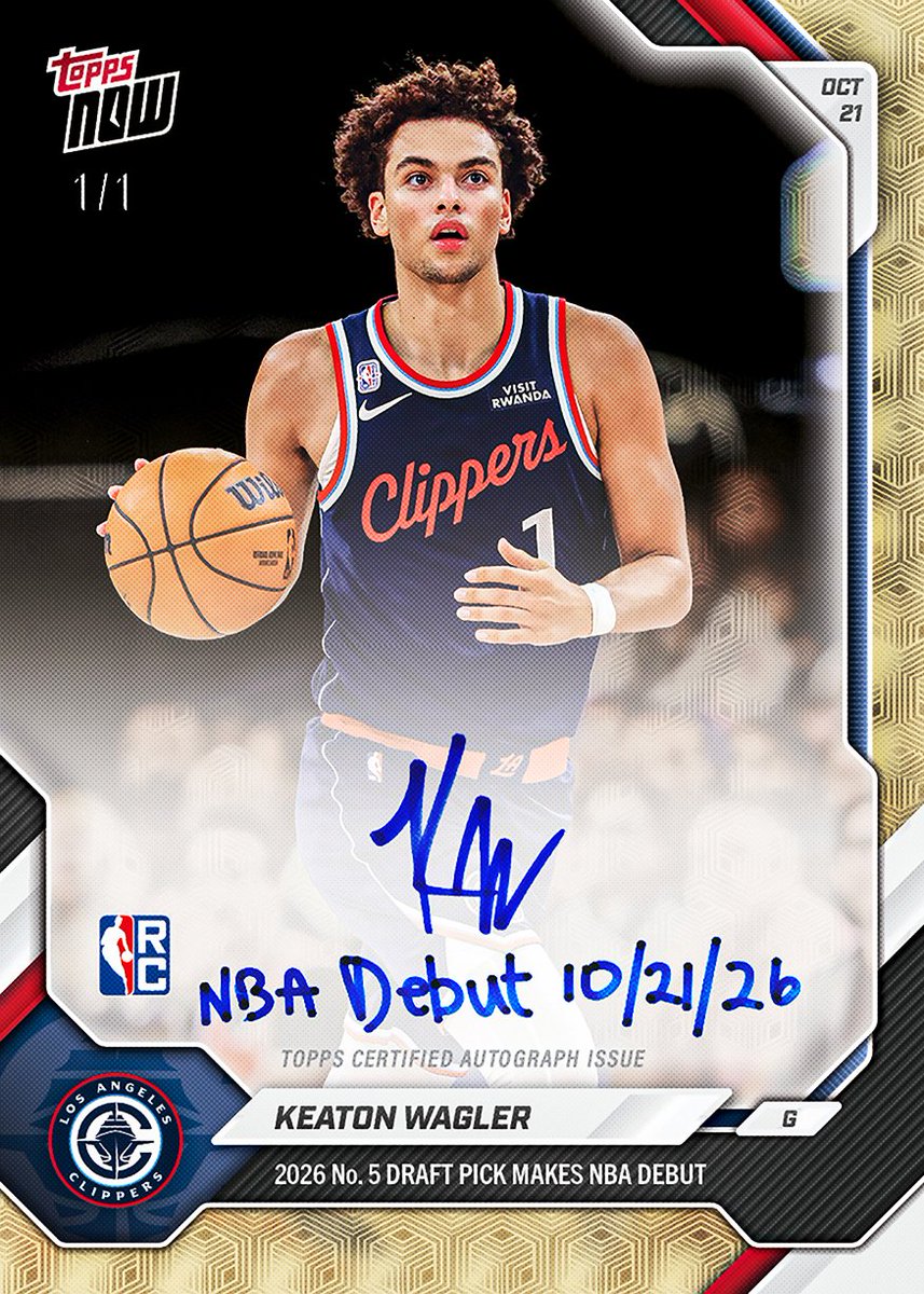 Topps's tweet photo. JUST IN: NBA Debut inscription autographs 🔥 https://t.co/MuW70XRF4y