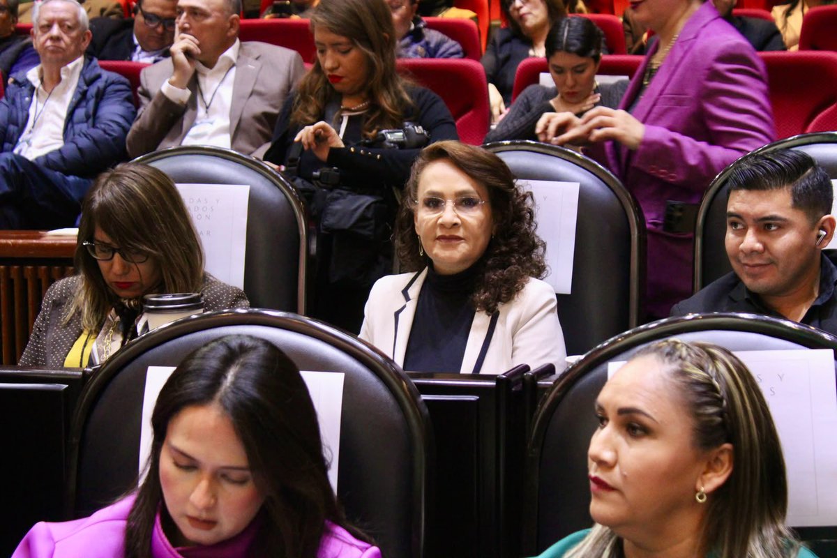 Dolores_PL's tweet photo. 🏛️❤️ ¡El bienestar del pueblo es nuestra prioridad!

Asistí a la comparecencia de la secretaria de Bienestar, @Letamaya, un espacio fundamental para dialogar sobre los avances, los retos y los resultados de la política social de nuestro país. 🇲🇽🤝

Desde la @Mx_Diputados, seguimos trabajando para consolidar una política de bienestar que ponga en el centro a quienes más lo necesitan, garantice derechos y reduzca las desigualdades.

Estoy convencida de que los Programas para el Bienestar son una expresión de justicia social y del compromiso de la Cuarta Transformación con quienes históricamente fueron olvidados.

¡Por el bienestar del pueblo, seguimos haciendo historia! ✊🏼✨

#DoloresPadierna #Bienestar #TrabajoLegislativo #CuartaTransformación #SeguimosHaciendoHistoria