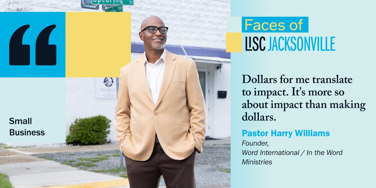 LISCJax's tweet photo. The Faces of LISC Jacksonville is proud to highlight Pastor Harry Williams of In the Word International Church. He’s building affordable homes in the Historic Eastside to help make home ownership a reality for his neighbors. 

Read his story: https://t.co/e5L9tma8F6 https://t.co/x0dZkW3wm5