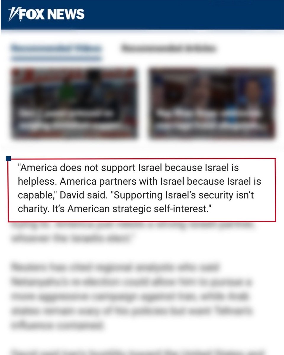 YuvalDavid's tweet photo. The battlefield is not only military. It is also informational.

Unable to defeat the United States and Israel on the battlefield, Iran’s Islamic regime has turned to information warfare in an attempt to undermine them from within.

In my latest interview with Fox News @FoxNews , I discuss Iran’s information warfare, the strategic strength of the U.S.-Israel alliance, and why our adversaries cannot afford to be underestimated.

America doesn’t need to choose Israel’s leaders. It needs a strong Israeli partner, regardless of who wins an election.

Our enemies do not take election years off. Neither can we.

Thank you to Eric Mack and Fox News Digital for the opportunity to share my perspective.

🇺🇸🇮🇱

Full interview and article linked in the comments.

#YuvalDavid #FoxNews #Iran #Israel #USIsraelRelations #NationalSecurity #InformationWarfare @foxnewspolitics @FoxNewsOpinion @meforum