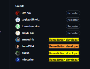 fffffff8a's tweet photo. I found the 4 ACTUAL developers that created the patch together

These 4 guys saved the internet and are going to get praised

Proof: https://t.co/sEk5N5CffY

Sending fees to all 4 githubs https://t.co/E7ZtZInqCv