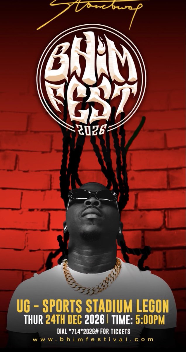 MarkAtakorah's tweet photo. It’s about to go down🔥🔥🔥
UG sports stadium it’s time to have a feel of what @stonebwoy bring to the table!!!

#Bhimfestival26 
🎫https://t.co/oggiGNVOzp
*714*2026# https://t.co/QnrA1TfMN7