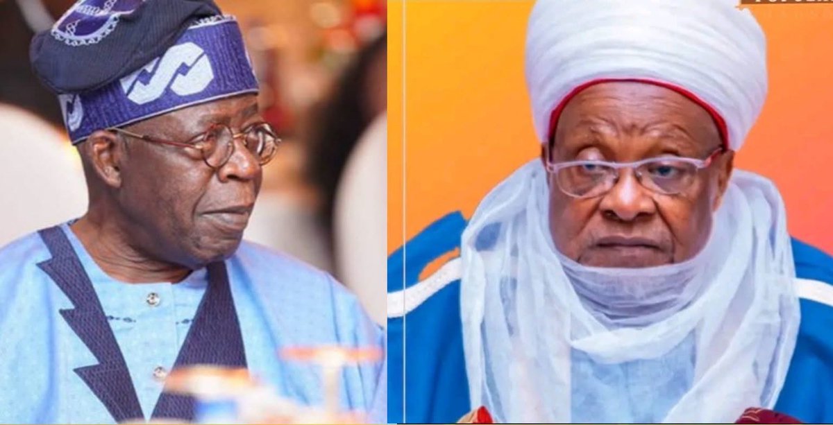 Dee_9889's tweet photo. “TINUBU GOVT ONLY ABOUT HIMSELF, HIS WIFE, SON AND BANK ACCOUNT” 

— EMIR OF KATSINA

The Emir of Katsina has reportedly criticised President Bola Tinubu’s administration, describing its “Renewed Hope” agenda as “Renewed Hunger.” https://t.co/Sh21TLGxgF