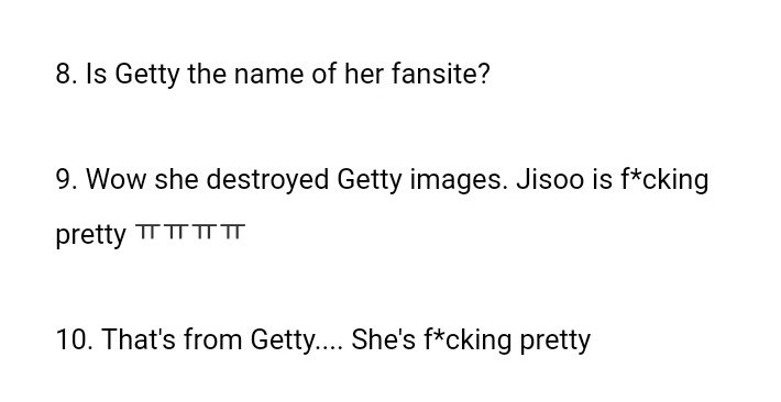 shiningjisoonie's tweet photo. Getty-nim thank you for being Jisoo's fansite for a long time! 

from head to toe you truly loved Jisoo 😂😍 https://t.co/sQF9TTb8sg