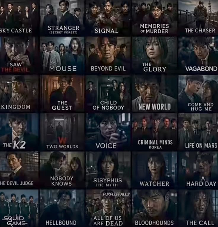 PopcornScene_'s tweet photo. If you haven’t watched these yet you’re missing peak Korean thrillers. 🇰🇷🍿🔥 https://t.co/kM1oJlU86q