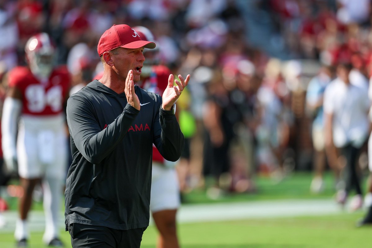RyanCFowler's tweet photo. Twitter Question:

Alabama takes on Texas A&amp;M this Saturday. 

What are the keys to victory for the Crimson Tide?

The best responses make the air on @TheGAMEon1009 with @RyanCFowler 

Roll Tide! https://t.co/Km21Oap10s