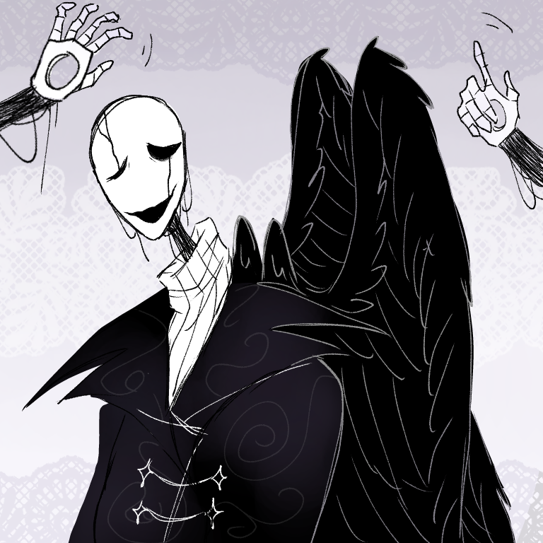 tsin_datura's tweet photo. Wings Gaster https://t.co/vJb2i2hfs4