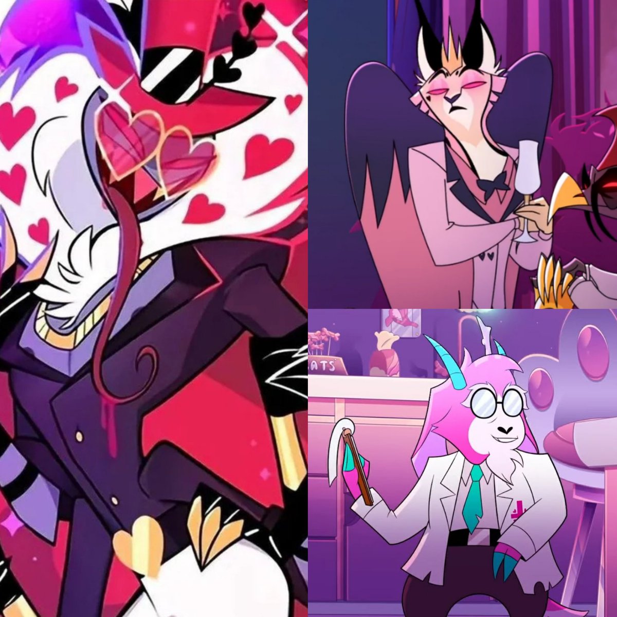 TheCartoonBase's tweet photo. Joel Perez voiced Sitri in ‘HELLUVA BOSS’ Season 3.

The voice of Valentino from Hazbin Hotel, who also voiced Dr. Somna in Helluva Boss. https://t.co/M62LDx7BD8
