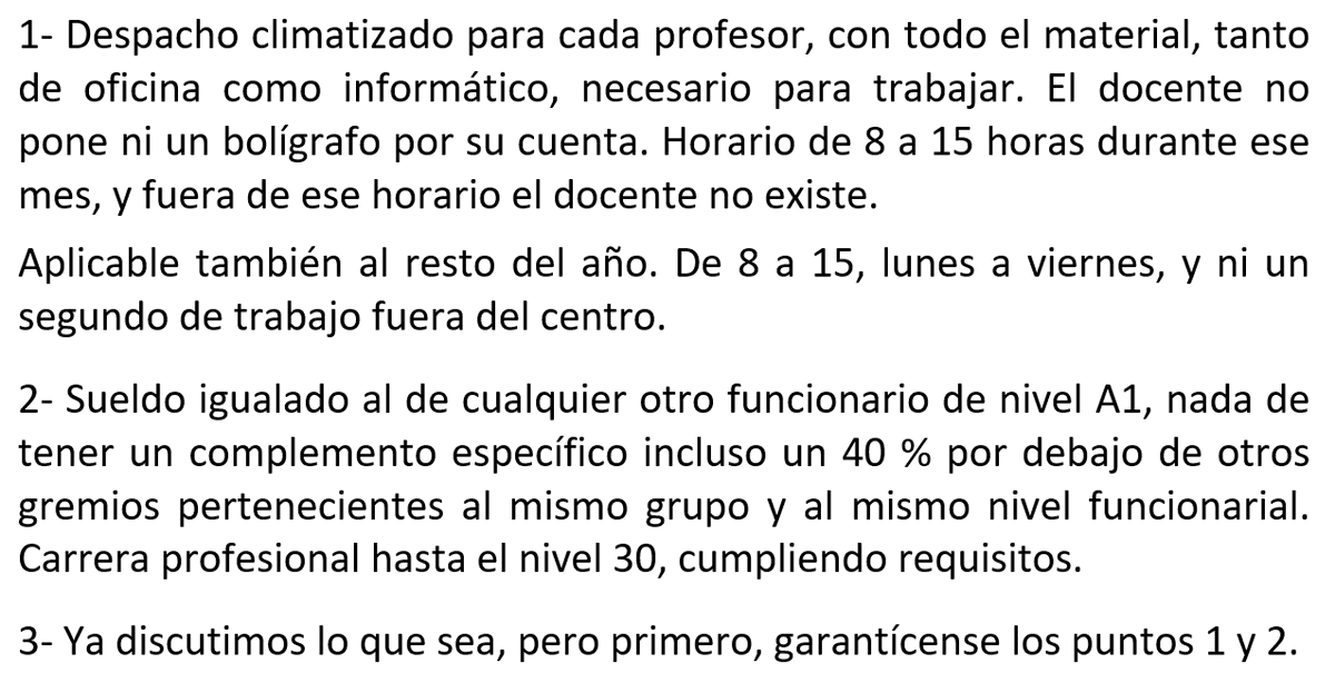 JoseMariBailo's tweet photo. Como al grueso de la población le importa una mierda la educación, como y parece ser que el único problema reseñable es el mes de julio de los docentes, veamos los pasos a dar para convertir este en laborable y que, en general, la gente deje ya de dar por el culo con el temita: https://t.co/Y20IqrcJpW
