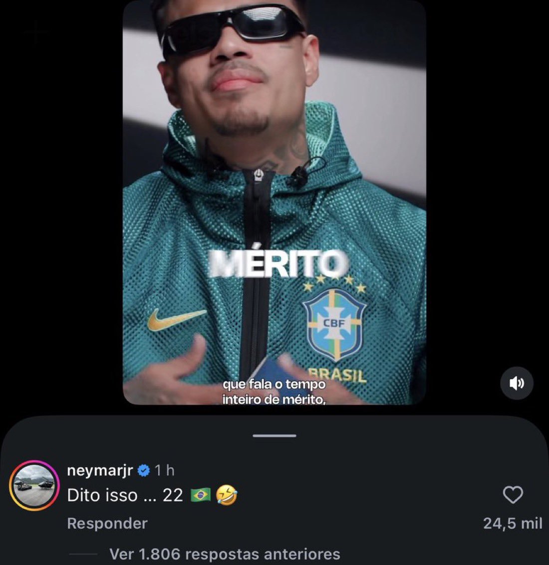 trackchartt's tweet photo. Neymar Jr comentou no vídeo do MC Cabelinho no novo episódio do Revelando. https://t.co/OpwVrtKthe