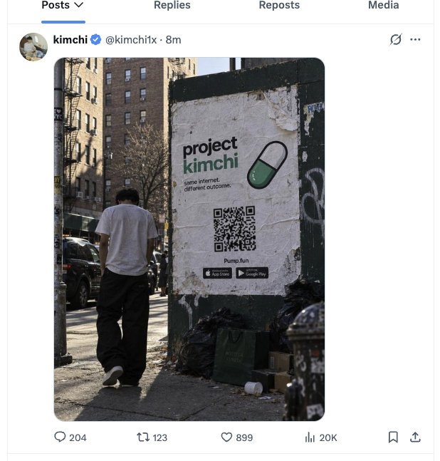 alphaXquant's tweet photo. So @kimchi1x account posted a QR which takes you to a coin which was heavily bundled, went to 11m and rugged hard. 

What is this @Pumpfun 

You call this larp biggest trader in the world lol?

Kimchi just rugged the whole space. $kimchi https://t.co/ml8Iw5H3BS