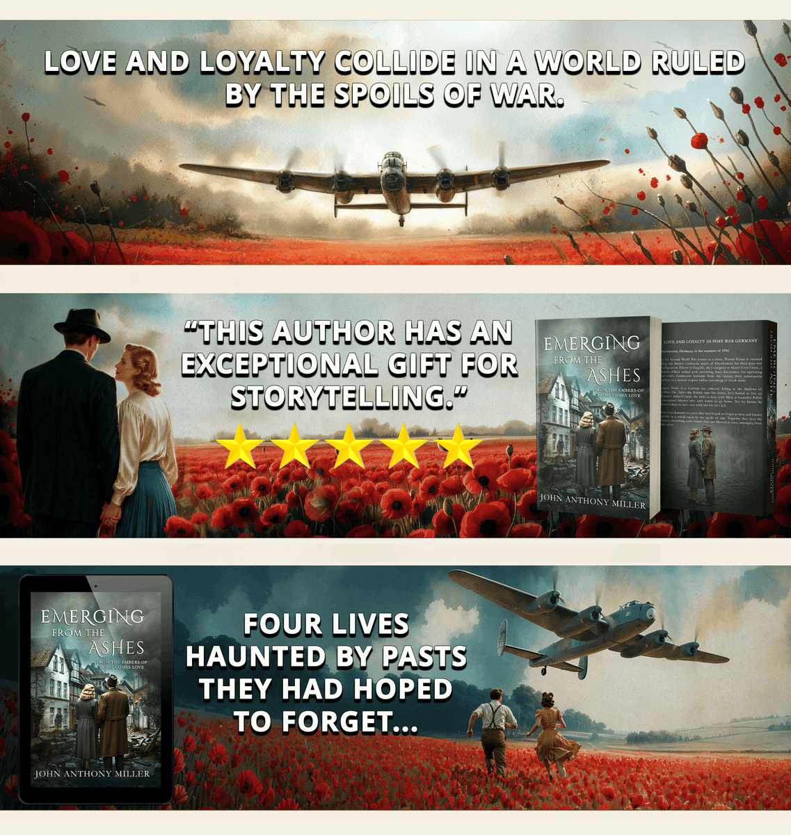 authorjamiller's tweet photo. NEW RELEASE!!
Emerging From the Ashes
Love and loyalty collide in post-war Germany
#WWII #histfic #womensfiction
https://t.co/z1dFvlZsEp https://t.co/FcqBBAYxuP