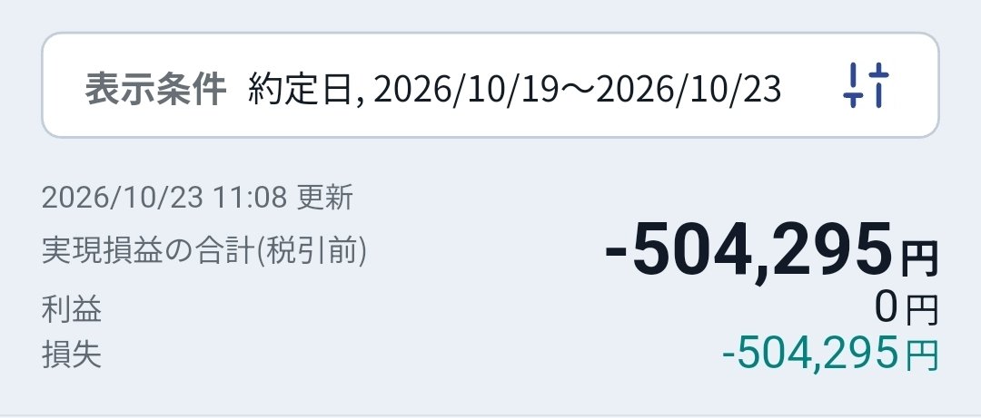 CryptoKakipi's tweet photo. 結局株あんま勝てねぇや
今年の収支はまだプラスだからいいや https://t.co/dP5wU0SrKo