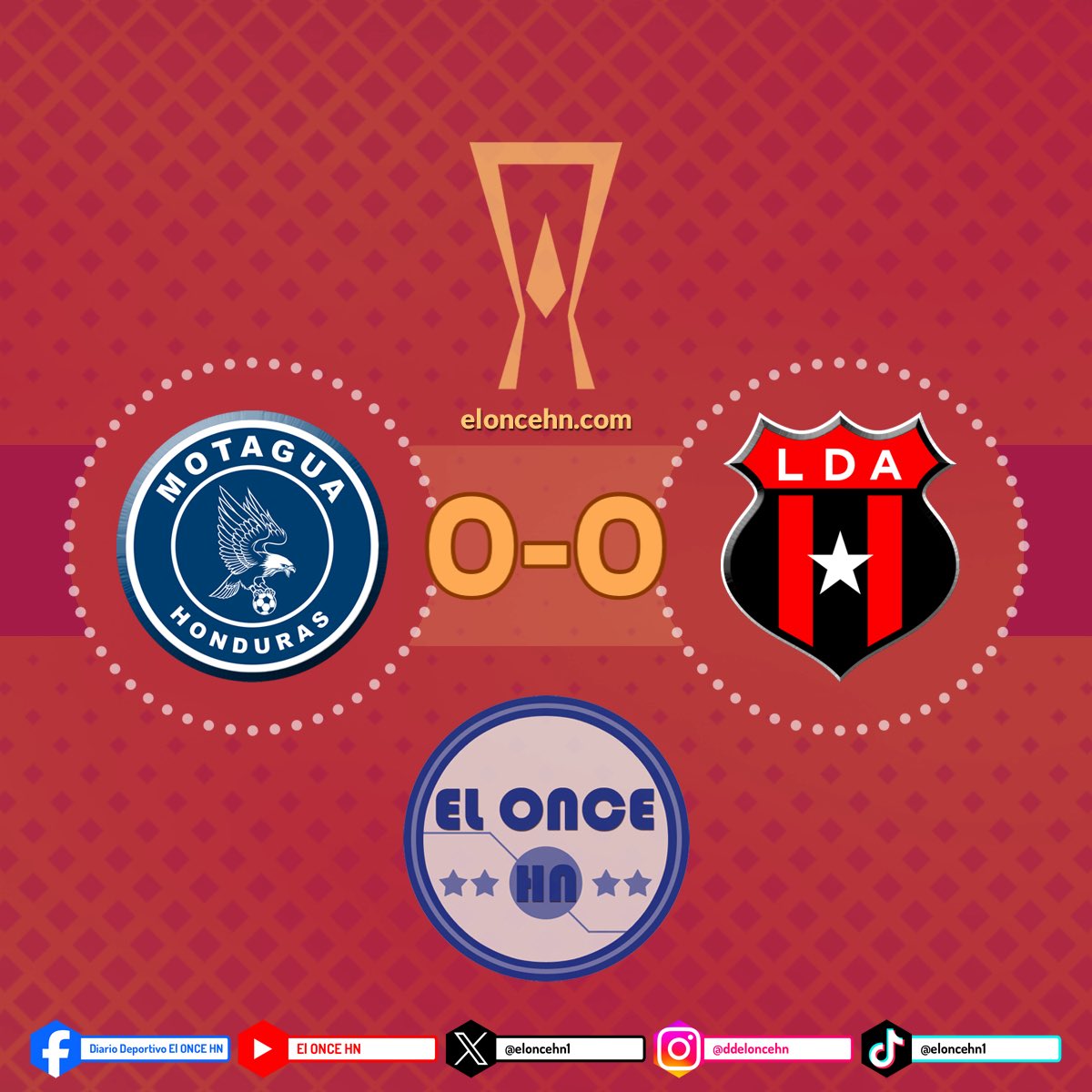 eloncehn1's tweet photo. Inicia el segundo tiempo
Motagua está empatando 0-0 con el Alajuelense en el Estadio Chelato Uclés. #CopaCA https://t.co/spXCC8HKGW