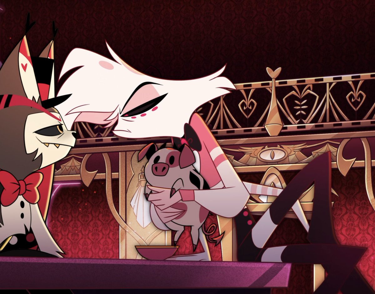 AngelDust_Daily's tweet photo. Today’s daily Angel Dust!  #HazbinHotel #AngelDust #HazbinHotelAngelDust https://t.co/7d1RRLFGrV