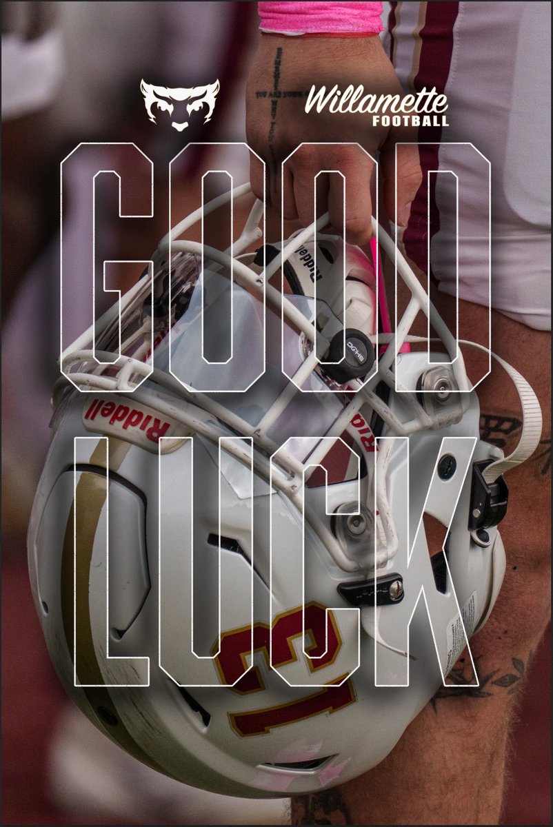 Mat3oGonzal3z's tweet photo. Thank you for the good luck @WillametteFB @Coach_G_Magana https://t.co/E7Vs6oUbQx