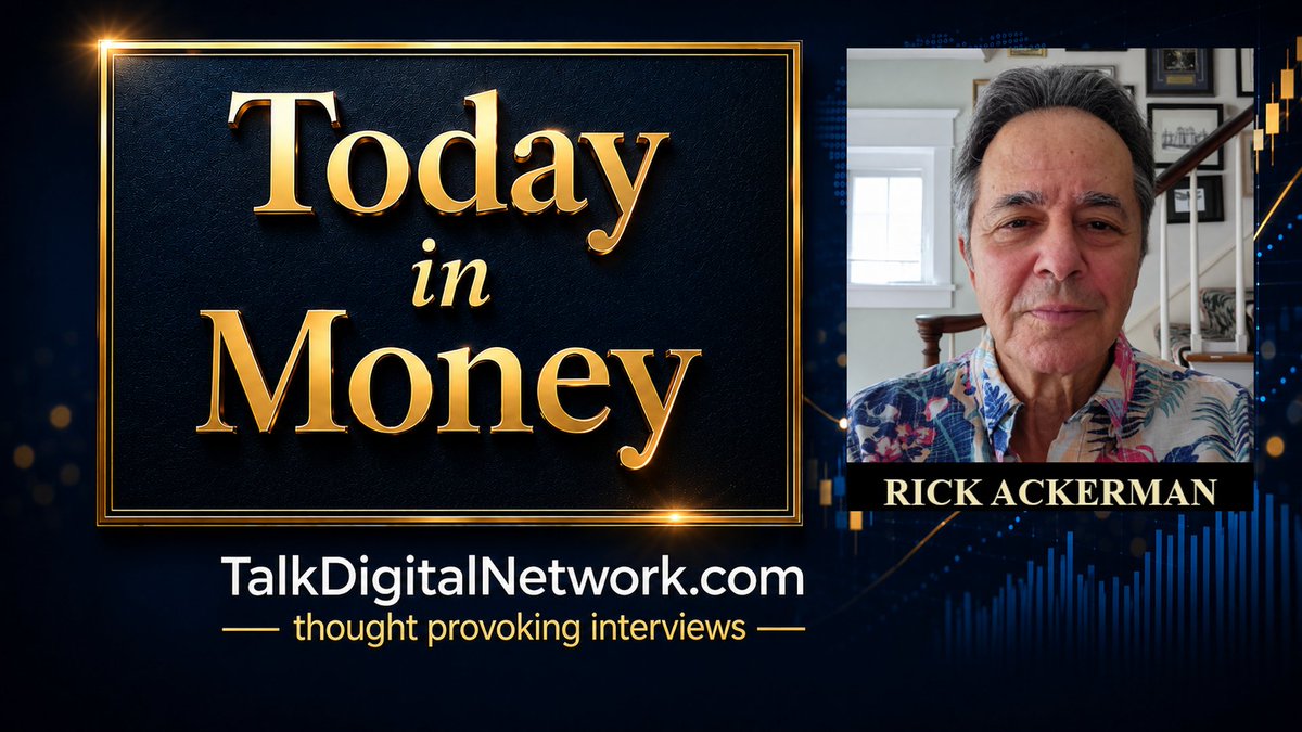 TalkDigitalNet's tweet photo. #TodayinMoney with host Jim Goddard

Cracks Now Visible in Stock Market Bubble
Will Elon Musk soon own everything?

#AI #Gold #Diesel 

Guest:  @RickAckerman 

https://t.co/IQb0B4hU32 https://t.co/BqkvYDGFpu