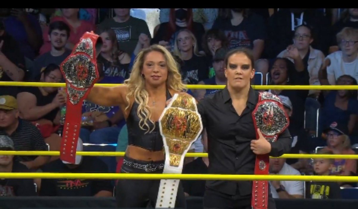 BramKassidy's tweet photo. Shayna as TNA Knockouts champion. 

I NEED THAT @QoSBaszler
#TNAiMPACT https://t.co/It704HmHds