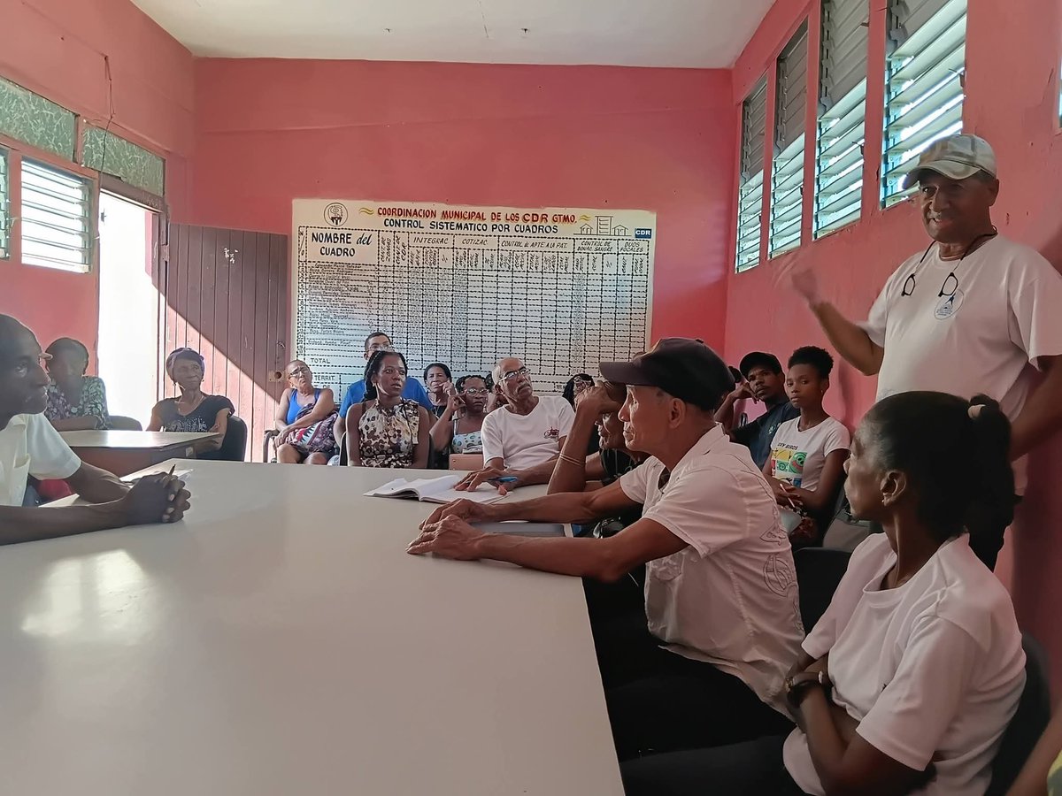 Eglixanderpk's tweet photo. 🇨🇺 Movimiento de Cuadros #CDRCuba #Guantánamo. Pleno Municipal Extraordinario, donde se aprueba a Yudanis Portuondo al cargo de Coordinadora Municipal y la promoción de Norisleidis Chivas, al cargo de Secretaria de Vigilancia, Prevención e Ideológica en el municipio cabecera. https://t.co/0VRRtspqCp