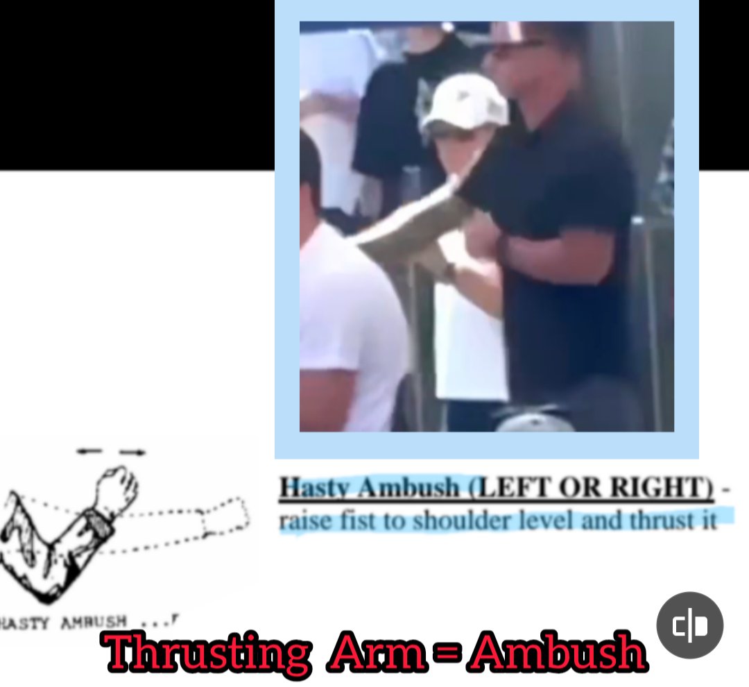 isaiah61n2021's tweet photo. @antonhz @Iamnotalive2day @RealCandaceO @baroncoleman @AmyMek Rick is #likely "the lead" of the #fireteam. He coordinates the signals between team members to "fire".
Appears as if - DF signals "Ambush, Fire" just b4 Rick signals "Fire" https://t.co/MThM6B9puB