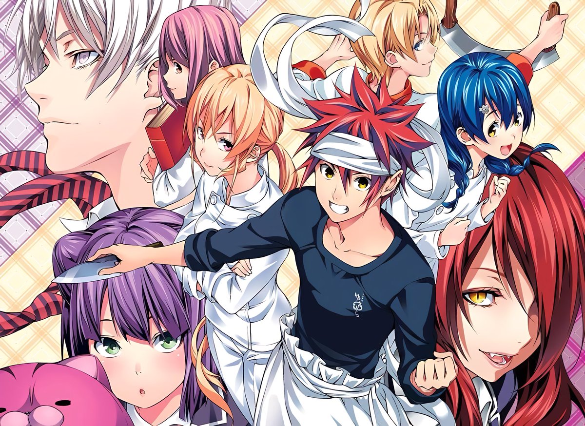 hqshonen's tweet photo. Food Wars is such a peak series https://t.co/biuEqo5GCj