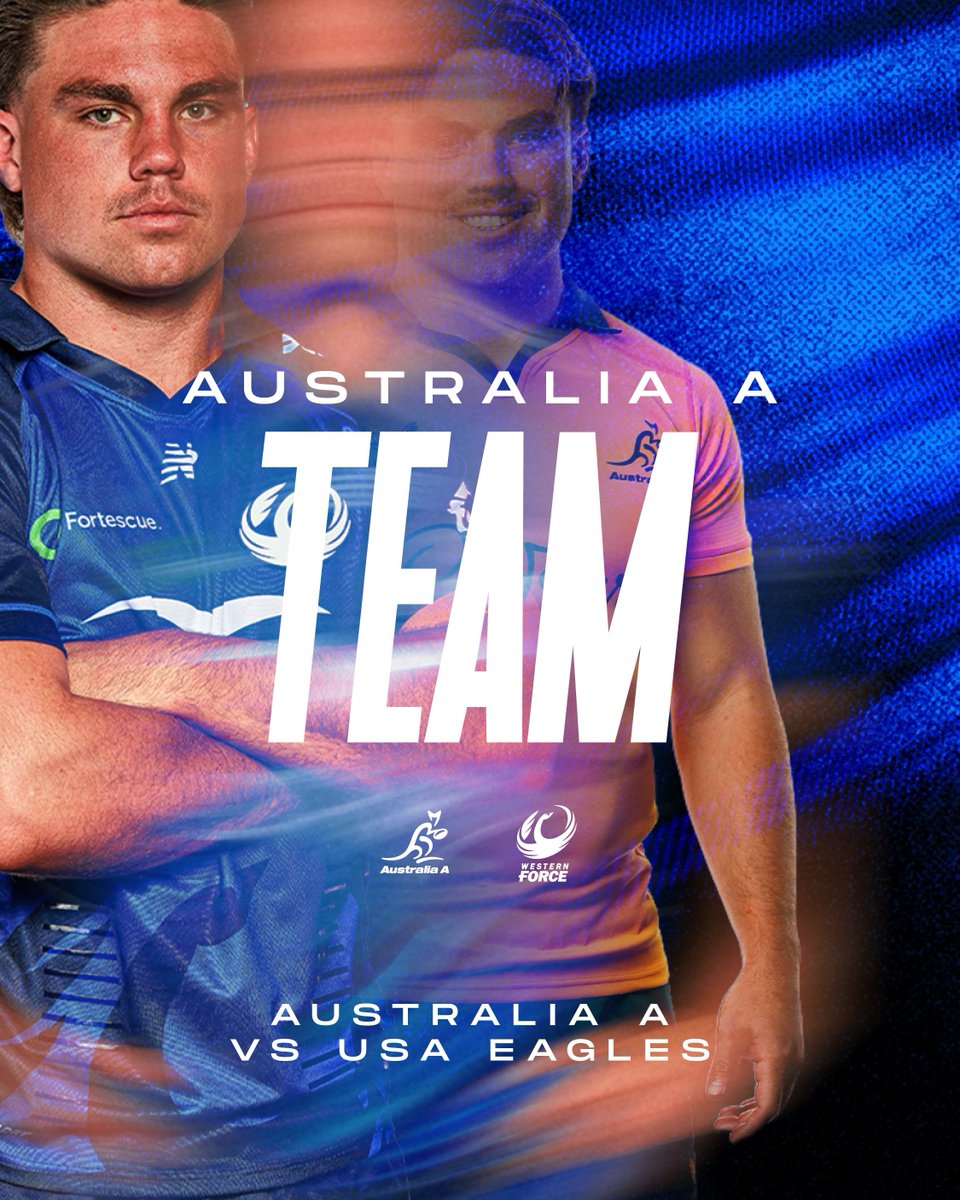westernforce's tweet photo. 🇦🇺 Big six in Nashville

Force quintet to start for Aus A + HMP off the bench

Read more ⤵️⤵️
https://t.co/lkOdjwRSAy

#WeAreTheWest https://t.co/snTSzZ38Mw