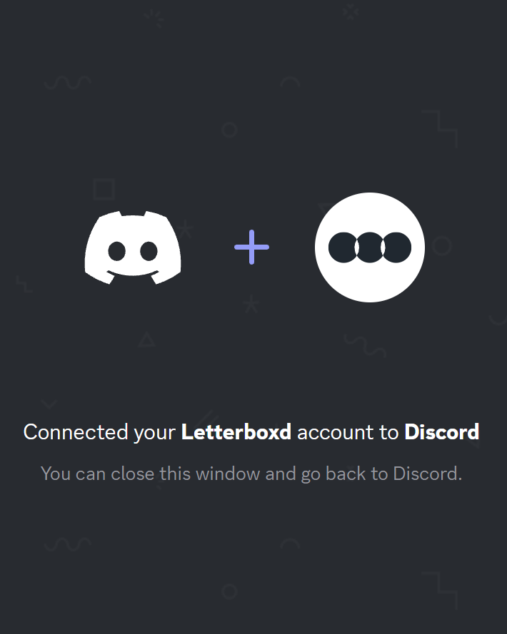 discord's tweet photo. For our film lovers, you can connect your @letterboxd account to Discord 

Available now on desktop, with mobile linking coming in a couple weeks https://t.co/8uA0ZzhADI