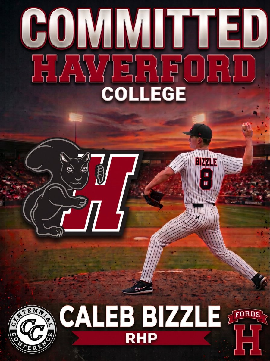 Bizzle61241963's tweet photo. I am extremely excited and proud to announce my commitment to the admissions process at Haverford College to continue my academic journey and play college baseball!

First, I want to thank God for blessing me with the ability and opportunity to play the game I love.

A huge thank you to my parents and family for their endless sacrifices, guidance, and support every single day. I also want to express my deepest gratitude to all of my coaches, trainers, and teammates at West Perry, RCS Warpath, and FullReps Training Center who have invested in my development and pushed me to become the player and competitor I am today.

Finally, I want to thank Coach Beccaria and the entire Haverford coaching staff for believing in me and giving me this incredible opportunity. I look forward to competing at the next level!

Go Fords! 🐿️⚾️ #Committed
@HCFordsBaseball @CoachBeccaria
@FullRepsTC @rcswarpath